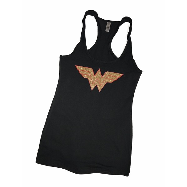 Wonder Woman Fitted Womens GLITTER