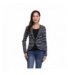 Argstar Womens Striped Lightweight Blazers