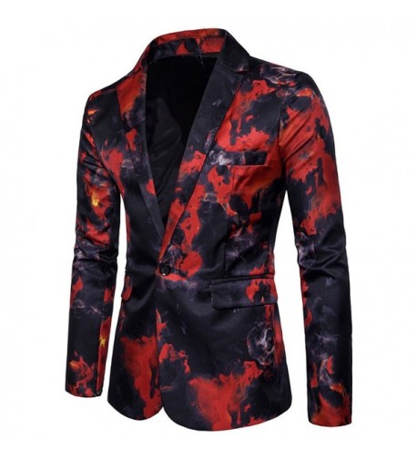 Jacket Printed Button Notched Floral