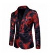 Jacket Printed Button Notched Floral