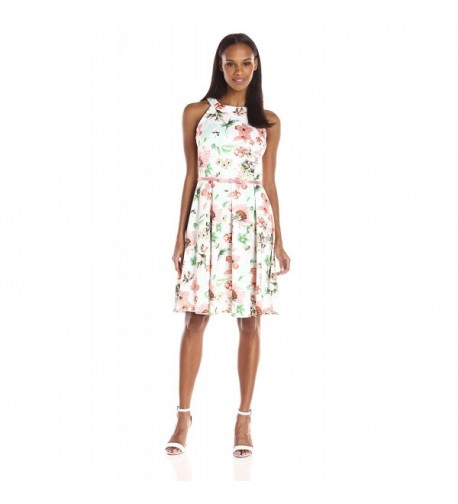 Julian Taylor Womens Printed Trapeze