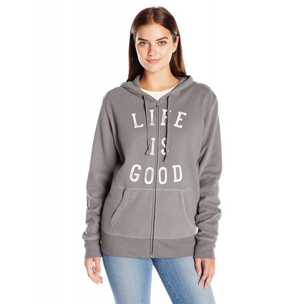 Life Womens Hoodie Slate Small