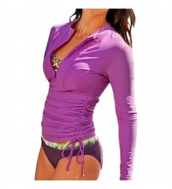 Viottis Womens Rashguard Surfing 1Purple