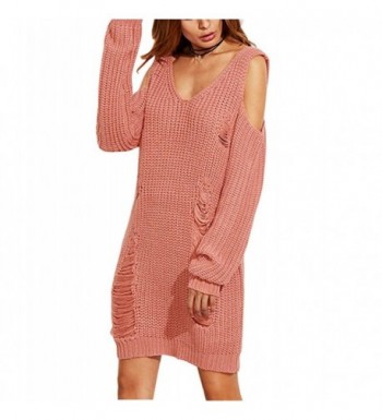 Suimiki Shoulder Hollow Out Pullover Sweater