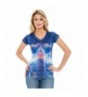 True Rock Liberty T Shirt Blue Multi Large