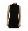 ToBeInStyle Womens Sleeveless Turtleneck Top