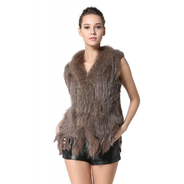 MEEFUR Rabbit Raccoon Knitted Waistcoat