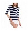 FELACIA Womens Sleeves Contrast Stripes