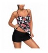 Astylish Tankini Spaghetti Swimsuits Pantskirt