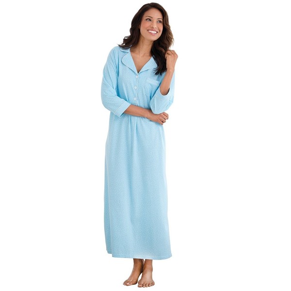 PajamaGram Womens Cotton Nightgown Small