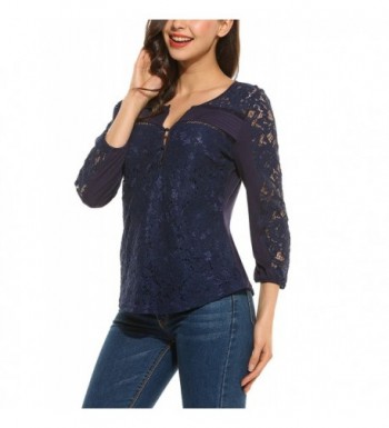 Meaneor Casual V Neck Sleeve Floral