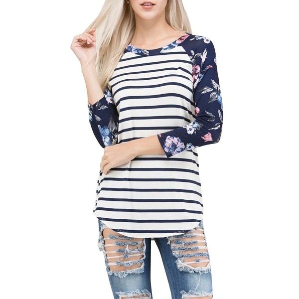 women's striped baseball shirt