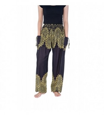 Lannaclothesdesign Womens Peacock Trousers Mandala