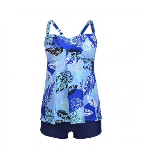 Happybai Printed Tankini Swimsuit Bathing