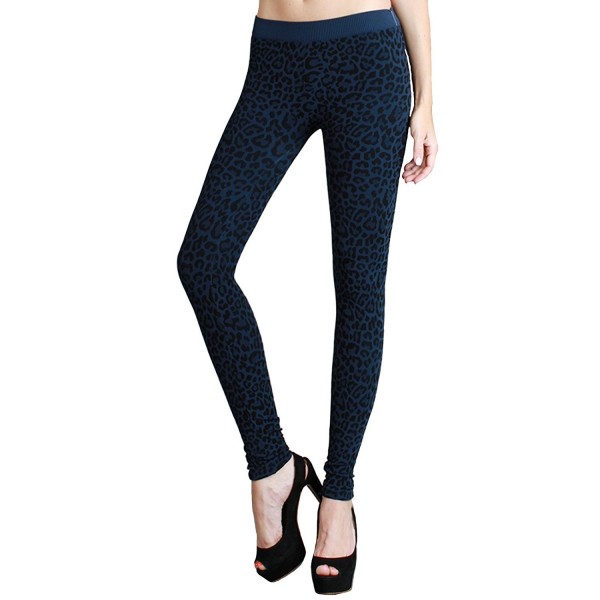 Nikibiki Brocade Leggings Leopard Waistbands