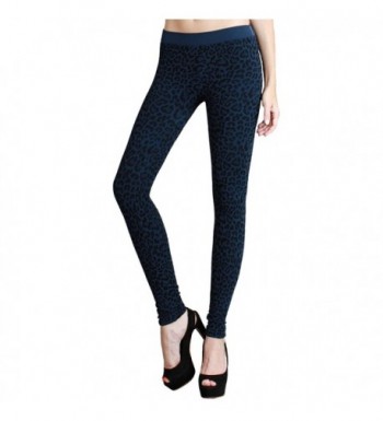 Nikibiki Brocade Leggings Leopard Waistbands