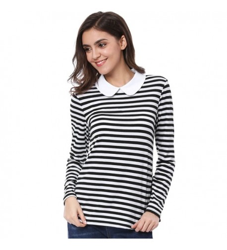 Allegra Womens Sleeve Peter Striped