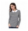 Allegra Womens Sleeve Peter Striped