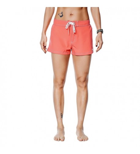 Nonwe Womens Shorts Lightweight Orange