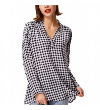 Plaid Shirt Blouse Tunic Leggings