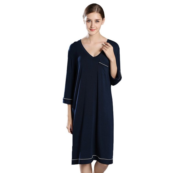 women's pajama shirt dress