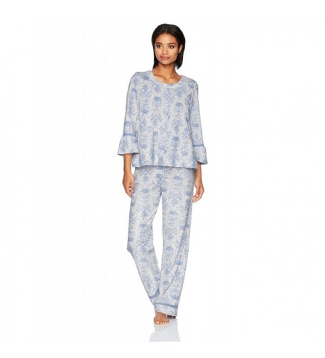 Carole Hochman Womens Cardigan Pajama