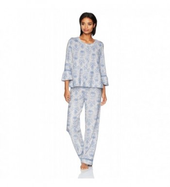 Carole Hochman Womens Cardigan Pajama