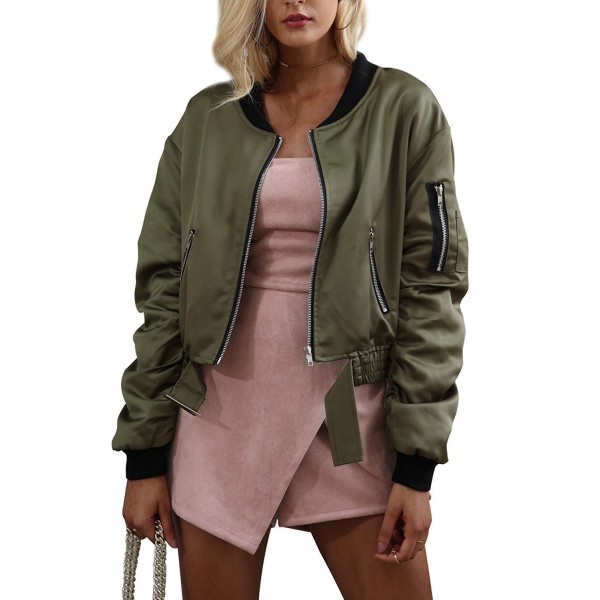womens casual bomber jacket