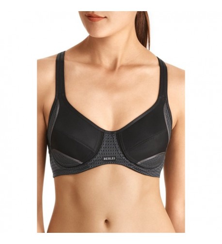 Berlei Womens High Impact Underwire Black