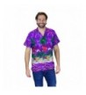 Funky Hawaiian Shirt parrot purple