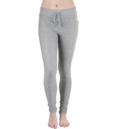 ToBeInStyle Womens Drawstring Hacci Leggings