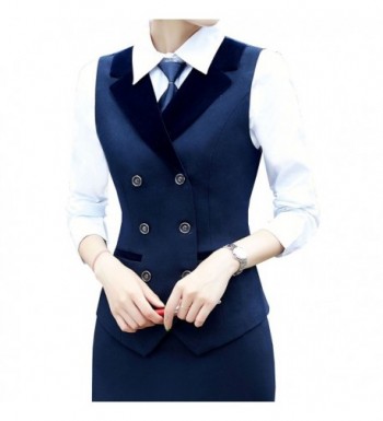 Vocni Breasted Lapels Uniform Waistcoat