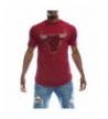 UPSCALE Rhinestone Graphic T Shirt Burgundy