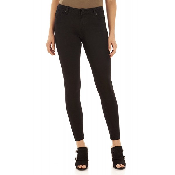 Women's Juniors Ultra Skinny Stretch Jeggings - Black - C9127ZV5GRF