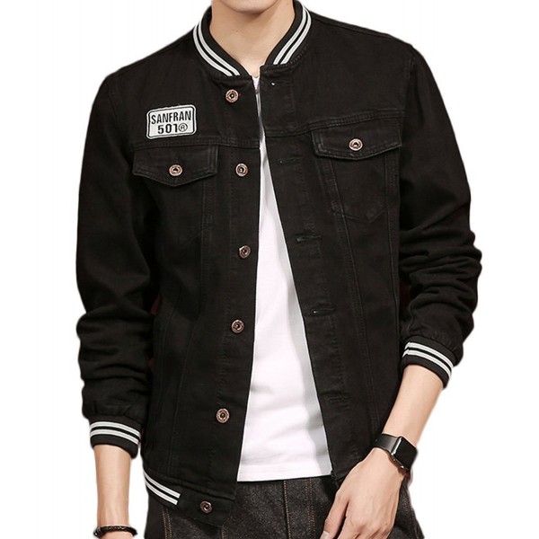 Plaid Plain Bomber Jacket Lattermen