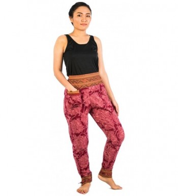 Lofbaz Womens Cotton Printed Burgundy