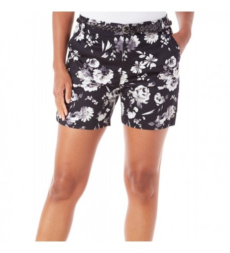 Gloria Vanderbilt Womens Sateen Shorts