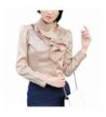 Womens Ruffle Collar Founcing Sleeve