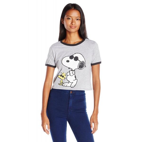 Peanuts Juniors Polyester Graphic Heather