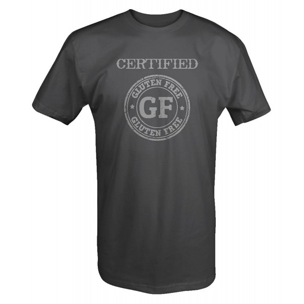 Certified Gluten Free GF Celiac Raw T Shirt - Multicolored - C211WONTHMZ