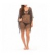 Womens Swimwear Hollow Fringe Poncho