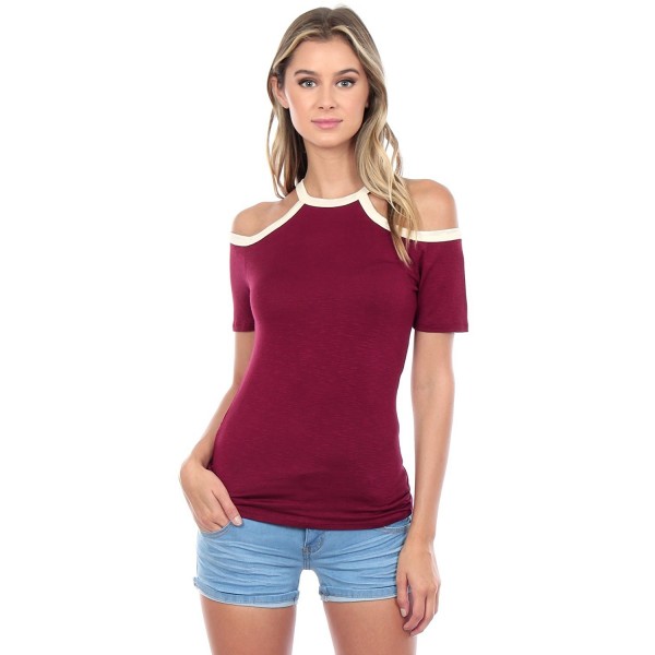 Bequzz BQU T4001 1 tank off shoulder Burgundy