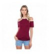 Bequzz BQU T4001 1 tank off shoulder Burgundy