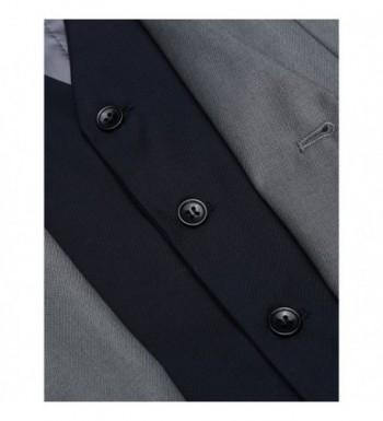 Men's Stylish Layering Suit Vest Business Dress Waistcoat Skinny ...