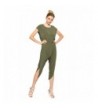 Annabelle Womens Short Sleeves Jumpsuit