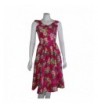 Womens Plumeria Flowers Hawaiian Sundress