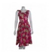 Womens Plumeria Flowers Hawaiian Sundress