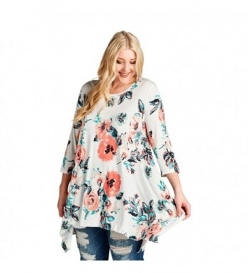 Oddi Womens Floral Swing Tunic