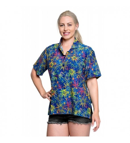 Leela Sleeve Button Tropical Carribean