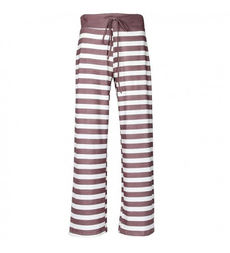 Artfish Womens Stretch Striped Sleepwear